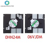 Set coolere Laptop, Dell, Precision 7780, P115F, P115F002, HN24M, 0HN24M, 6VJDM, 06VJDM, MG75090V1-C291-S9A, MG75090V1-C290-S9A, DC2800119SL, DC28000Z