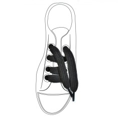 șireturi &Icirc;ncălțăminte, Model Universal, Lungime 140 cm, Culoare Negru