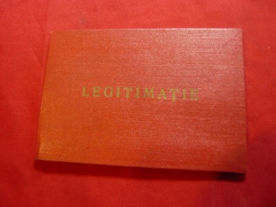 Legitimatie la Intreprinderea Energomontaj Bucuresti 1966 foto