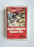 Casetă Audio Black Sabbath &ndash; Greatest Hits &ndash; Ediție VIVO &ndash; Stare Foarte Bună - anii 90