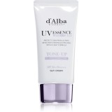 d'Alba Waterfull Purple Correcting Tone-Up Sun Cream lotiune de plaja tonifianta pentru luminozitate si hidratare SPF 50+ 50 ml