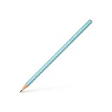 Creion grafit B triunghiular sparkle bleu ocean metalizat 2023 Faber-Castell
