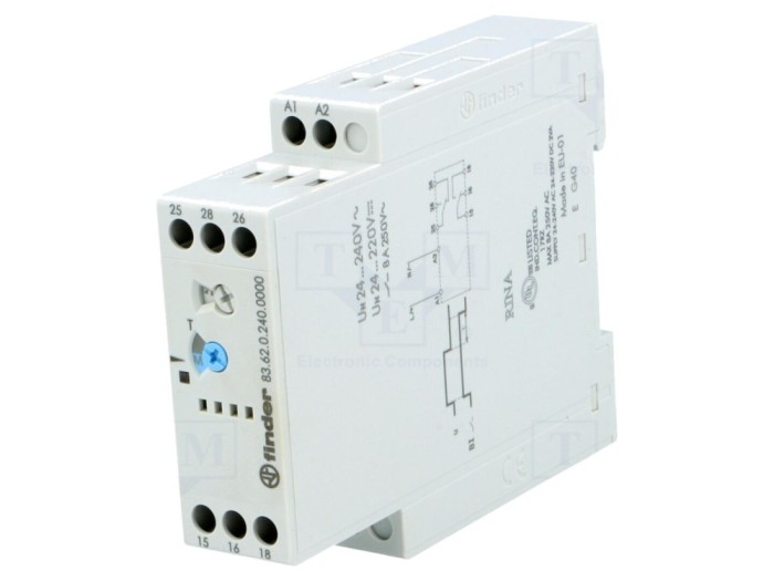 Timer Programabil DPDT 0,05s-10zile 24-240V
