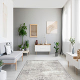 Covor modern Avangard, poliester/bumbac, Bej/Gri, 80 x 150 cm, MC-AV36805C