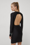 Cumpara ieftin Puma rochie Crystal G. 535069 culoarea negru, mini, mulata