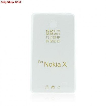 Husa Silicon Ultra Slim Nokia X Normandy Transparent