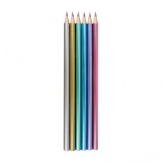 Creioane Strigo HB cu corp metalizat , culori diverse