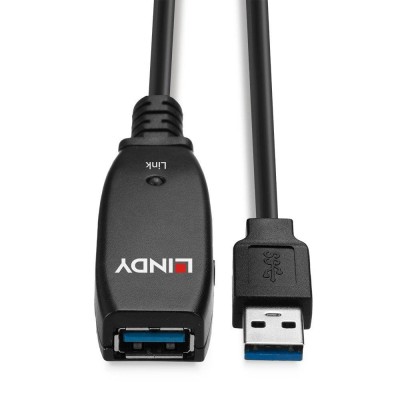 Cablu Lindy 15m USB 3.0 Active Extension &amp;quot;LY-43322&amp;quot; (timbru verde 0.8 lei) foto