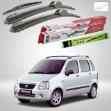 Cumpara ieftin Ștergătoare Suzuki Wagon R+ EM 1997-2000 | Set Față și Spate Flat &ndash; TeamCar&reg;