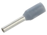 V&acirc;rf tub de capăt izolată cupru 0,75mm2 8mm gri