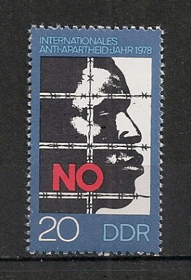 D.D.R.1978 Anul international impotriva rasismului SD.454 foto