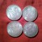 4 Monede 500 lei 1944 Mihai I cal. F.Buna- AUNC ,argint 12g