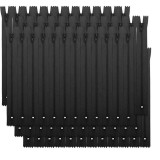 Cumpara ieftin Set 40 de fermoare, 60 x 2.5 cm, nylon, negru