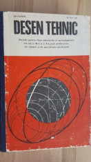 Desen tehnic Manual pt.licee industriare cla.IX-X Gh.Husein, M.Tudose foto