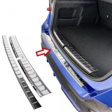 Set de 2 protectii bara spate si interior portbagaj crom premium pentru BMW X1 iX1 din 2022