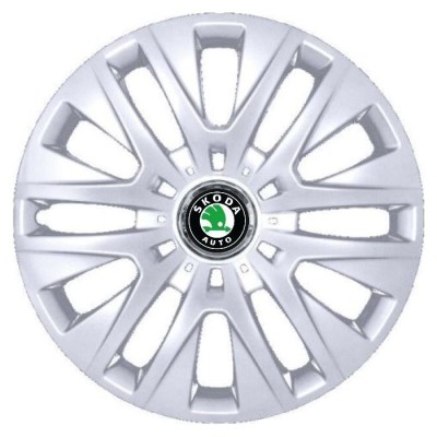 Set 4 Capace Roti 16 inchi (R16), Compatibile Cu Skoda, Model 429 foto