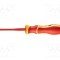 Şurubelniţă izolată slim plată 2,5x0,4mm 75mm NEO TOOLS