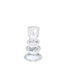 Sfesnic lumanare cristal transparent Eldrid &Oslash;6x10,8h