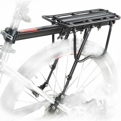 Portbagaj bicicleta, universal, sustinere triunghiulara, margini protectie foto