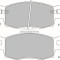 Set placute frana,frana disc KIA RIO II limuzina (JB) (2005 - 2016) KRIEGER 0950006323