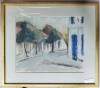Michaela Nica - Strada din Tulcea, Pastel, Semnat, Album Arta - 29.5x29.5cm (1934-2023)
