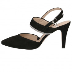 Pantofi de dama, din piele naturala, Caprice, 9-29601-42-004, negru