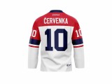 Echipa națională de hochei tricou de hochei Roman Červenka #10 CCM Fandres replica 2026 white - XL