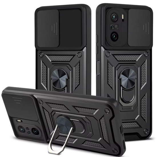 Husa pentru Xiaomi Mi 11i / Poco F3 - Techsuit CamShield Series - Black