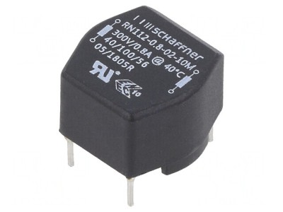 Inductor Bobinat THT 10mH 800mA 15x10mm foto