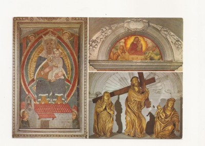 SH1-Carte Postala-ELVETIA-Padri Francescani , Chiesa di Loreto, Lugano, Necirc. foto