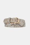 Answear Lab curea de piele femei, culoarea bej