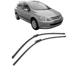 Cumpara ieftin Set stergatoare PEUGEOT 307 SW Estate Van (3E_, 3H_) 2003-2009, parbriz, Valeo Silencio Xtrm