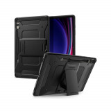 Husa pentru Samsung Galaxy Tab S9 Plus - Spigen Tough Armor Pro - Black