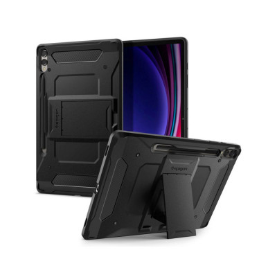 Husa pentru Samsung Galaxy Tab S9 Plus - Spigen Tough Armor Pro - Black foto