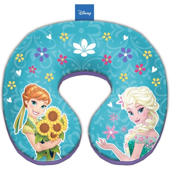 Perna gat Frozen Seven, anatomica, albastru Perna gat Frozen Seven, anatomica, albastru