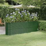 vidaXL Strat &icirc;nălțat grădină 224x40x68 cm oțel vopsit electrostatic