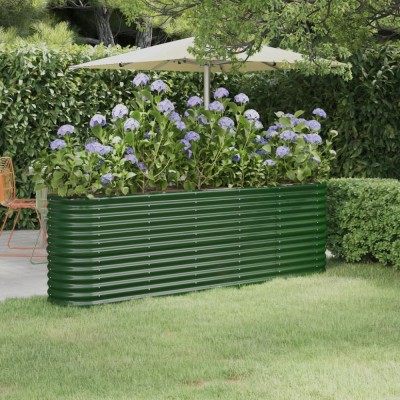Gossi strat inaltat gradina 224x40x68 cm otel vopsit electrostatic foto