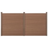 [neu.holz] Gard AAWP-9901, 183 x 357 cm, lemn/plastic, maro HausGarden Leisure