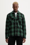 Dickies geacă cu aspect de cămașă culoarea verde, de tranzitie, DK0A4XGR