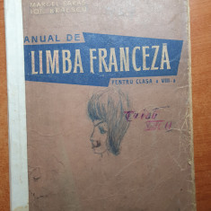 manual limba franceza pentru clasa a 8-a - din anul 1959