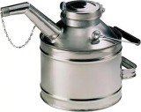 Cana metalica pentru ulei Pressol 10 litri, din tabla, cu cioc