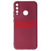 Husa Silicon Burgundy pentru Huawei Y7p - Calitate Superioară, High Copy
