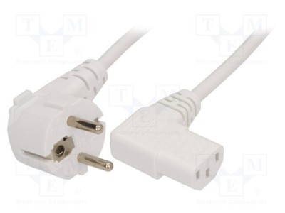 Cablu 3x1mm2 CEE 7/7 ştecăr unghi 90&amp;deg; IEC C13 mamă LIAN DUNG foto
