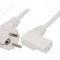 Cablu 3x1mm2 CEE 7/7 ştecăr unghi 90&deg; IEC C13 mamă LIAN DUNG