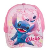 Șapcă pentru copii cu model floral și mesaj Aloha, roz, mărimea 52-54, CMCLASS