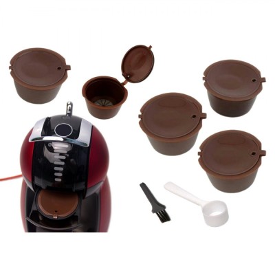 Set 5 capsule reutilizabile pentru Aparatele de Cafea Dolce Gusto foto