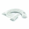 Perna Gravide si Alaptare Multifunctionala BabyJem Ecru, 21x85 cm, Suport Lombar Detașabil, Confort Mama-Bebelus