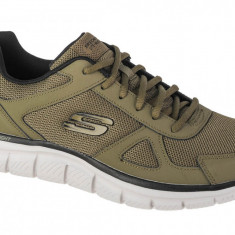 Pantofi pentru adidași Skechers Track-Scloric 52631-OLBK verde
