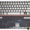 Tastatura Laptop 2-in-1, HP, Spectre X360 14-AE, iluminata, argintie, layout US