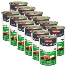 Animonda GranCarno Fleisch Adult Caprioara + Mere - 12 x 400 g foto